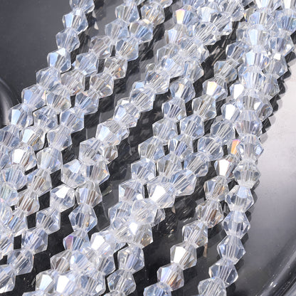 100/200/500pcs 4/6/8mm Faceted AB Glass Beads
