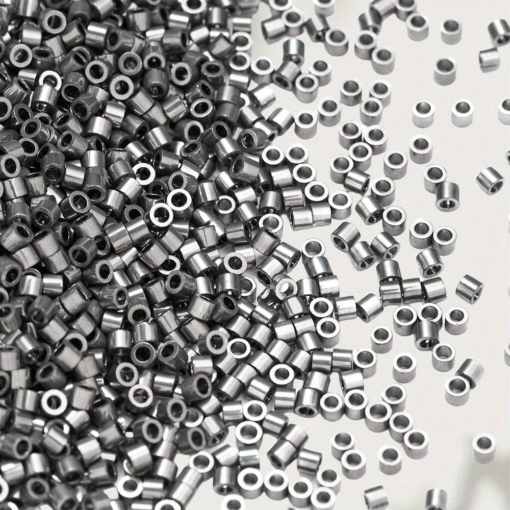 Antique Metal Plated Rice Beads