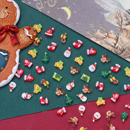 Christmas Resin Flatback Embellishments