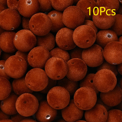 Frosted Round Acrylic Beads