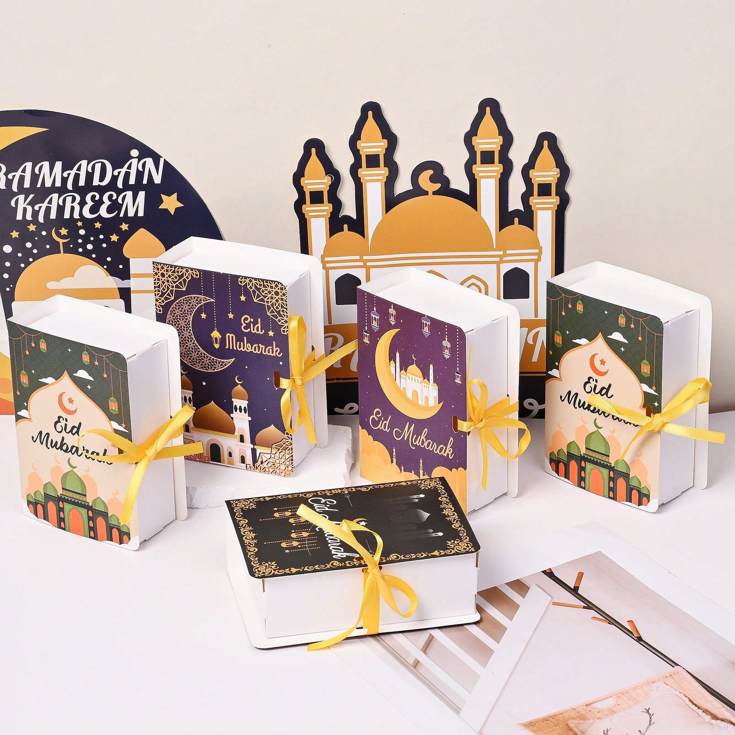 Ramadan Eid Mubarak Favor Boxes