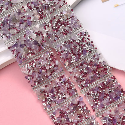 14PCS 40×30mm Self-Adhesive Decorative Gravel Embellishment Set
