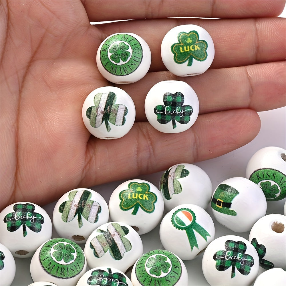 St. Patrick’s Day Wooden Beads