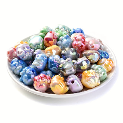 10PCS 16×19mm Bear Claw Acrylic Bead Set