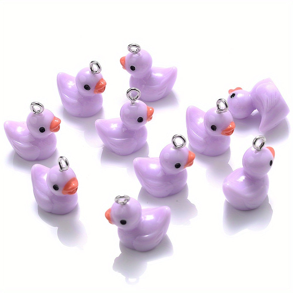 Cute Duck Resin Charms