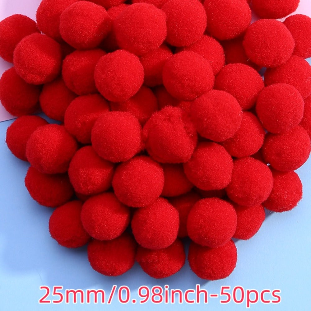 Rainbow Pom Pom Balls