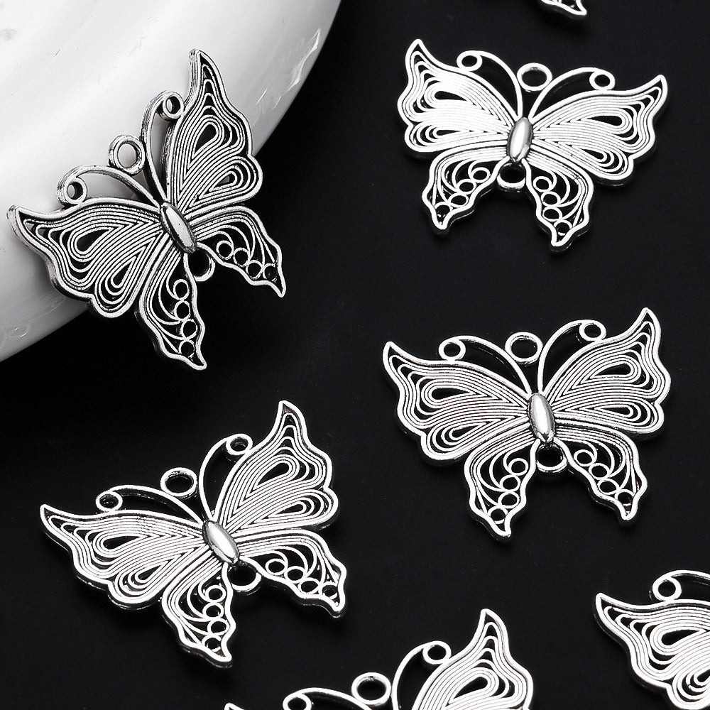 Vintage Butterfly Alloy Charms