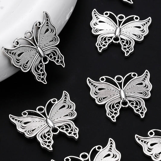 Vintage Butterfly Alloy Charms