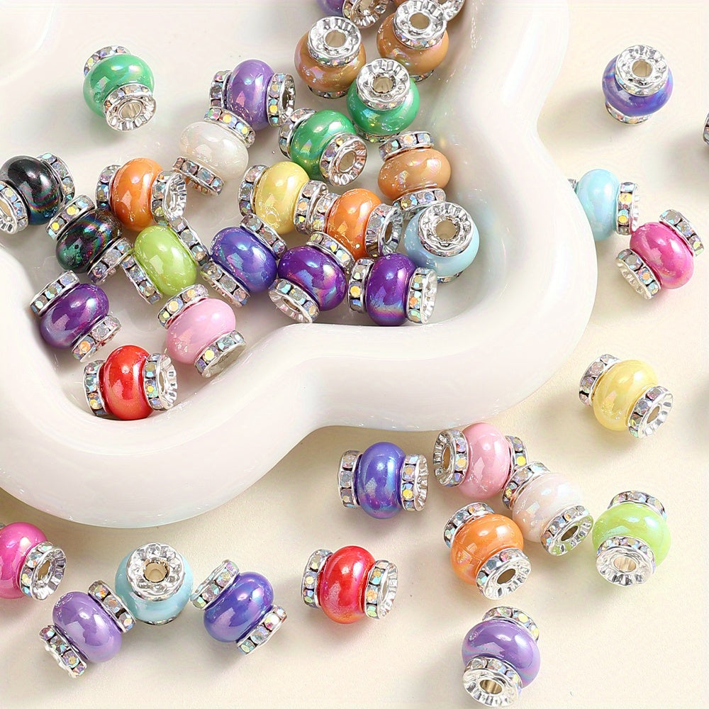 Shiny Lantern Shape Acrylic Beads