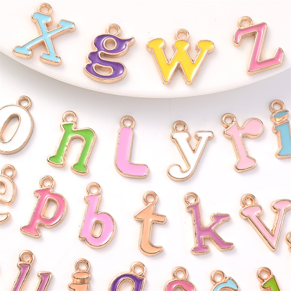 A-Z Letter Alloy Pendant Charms