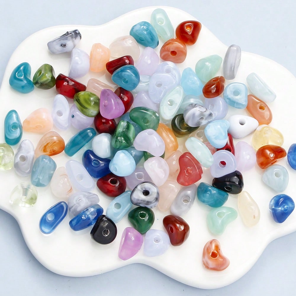 20/60/100g 4-9mm Acrylic Asymmetric Shape Beads