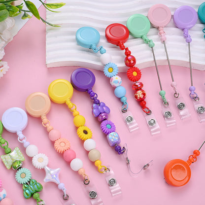 Beadable DIY Badge Holder Set