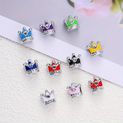 20pcs/set Tiny Crown Bear Heart CCB Beads