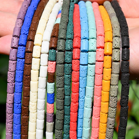 Cylindrical Stone Bead