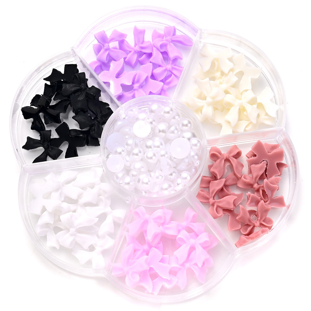 Bow Decorative Beads Set