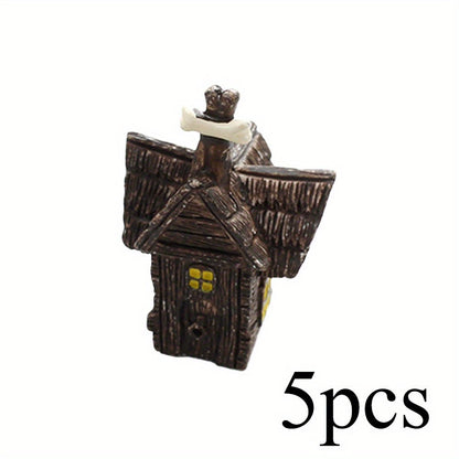 5-Piece Halloween Mini Resin Figurine Set