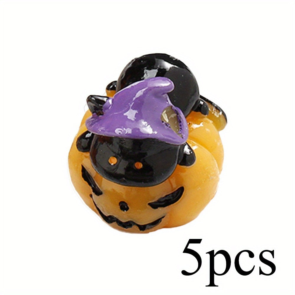 5-Piece Halloween Mini Resin Figurine Set