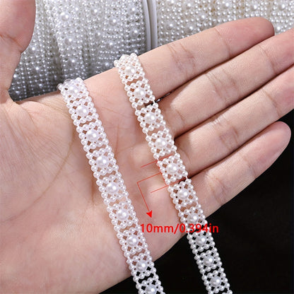 Square Beaded Fringe Chain