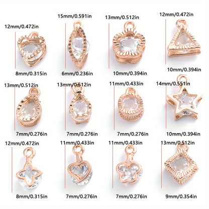 Cubic Alloy Crystal Pendants