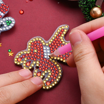 Santa Snowman Acrylic Christmas Keychain Kit