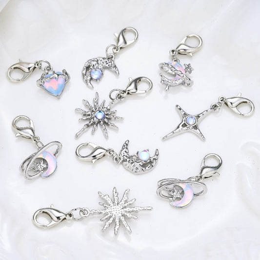 Moon Star Heart Alloy Charms