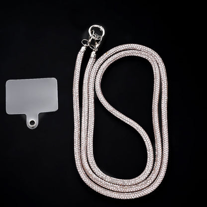 1PC 70cm Rhinestone Detachable Phone Lanyard