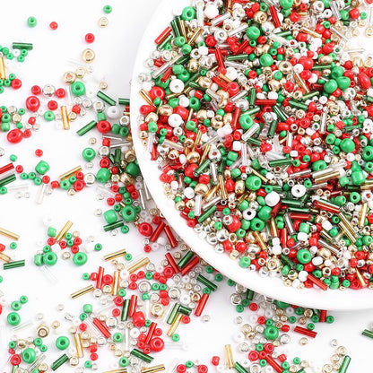 Christmas Glass Seed Beads