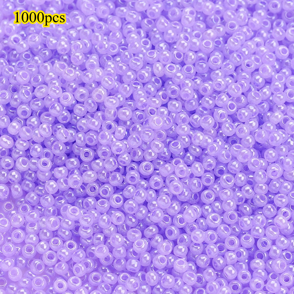 1000pcs 2mm Random Color Glass Seed Beads