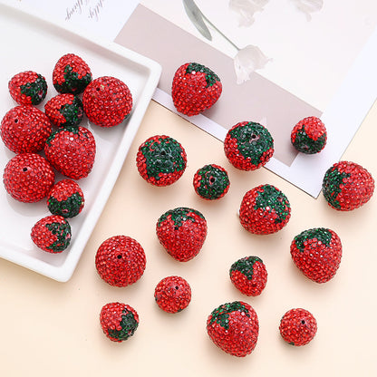 Strawberry Soft Clay Beads