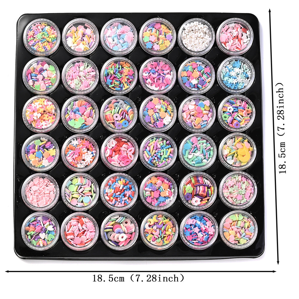 36-Compartment Jewelry Making Bead and Embellishment Kit