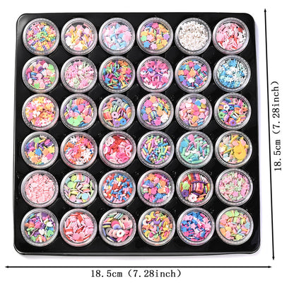 36-Compartment Jewelry Making Bead and Embellishment Kit
