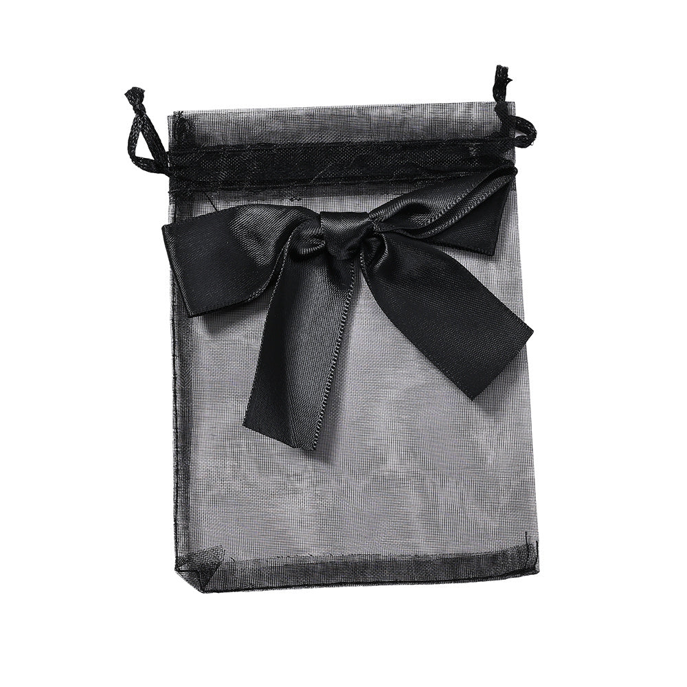 10PCS Organza Drawstring Gift Bag Set with Bowknot