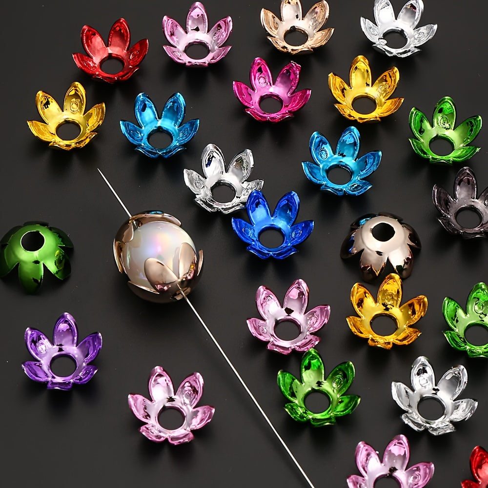 20PCS 16mm Multicolor Lotus Acrylic Bead Set