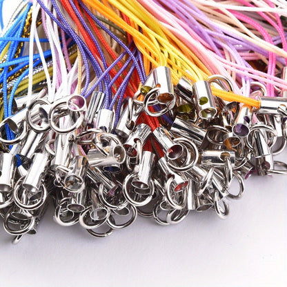 50PCS Colorful Lanyard Strap Set