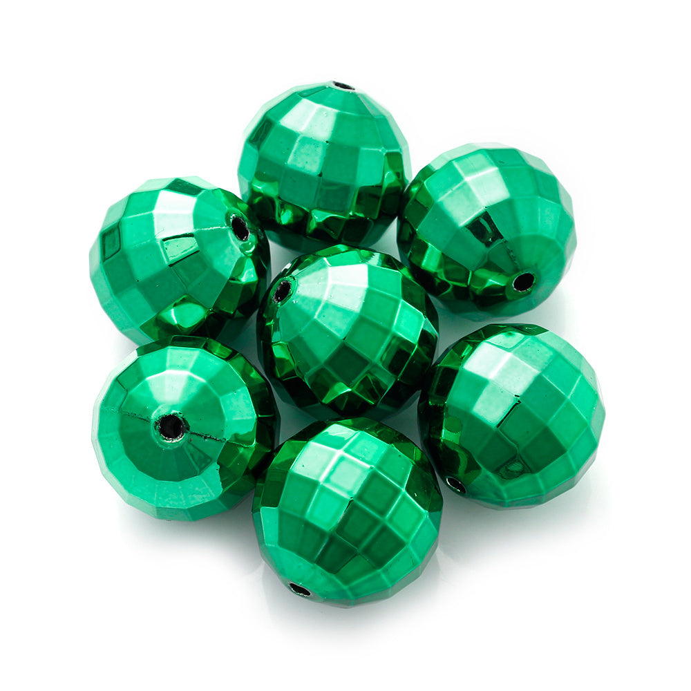 Earth Round Acrylic Beads