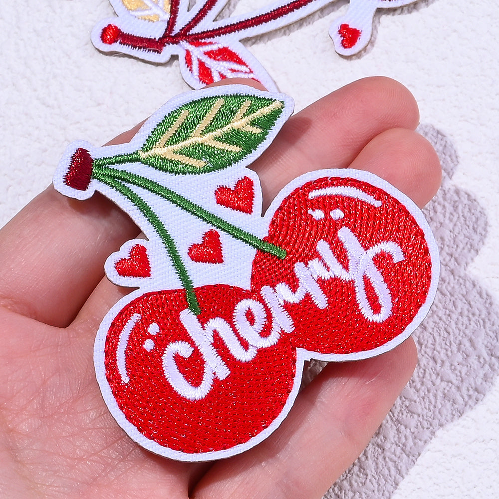 Red Cherry Shaped Patches