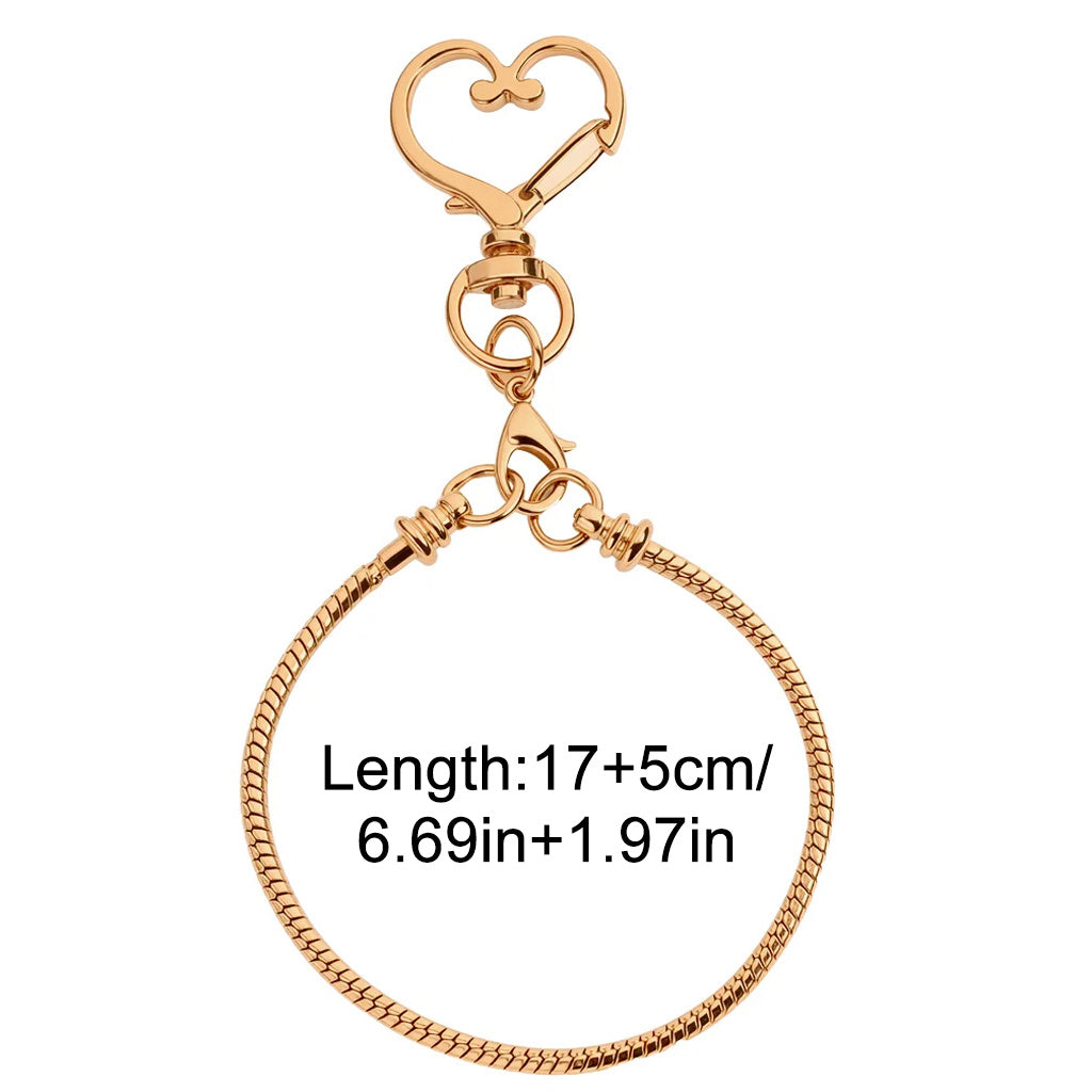 Blank Beadable Keychain Set