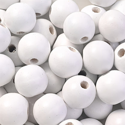 10/200pcs 16mm Cat Print Wooden Beads