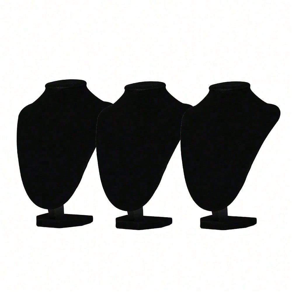 Black Velvet Necklace Display Stand