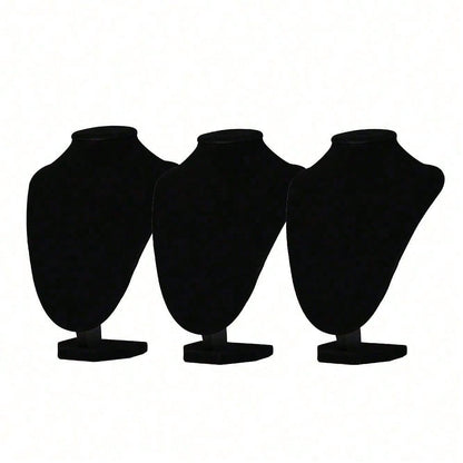 Black Velvet Necklace Display Stand