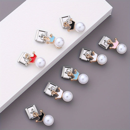 9x10 mm Stainless Steel Crown Modular Charm