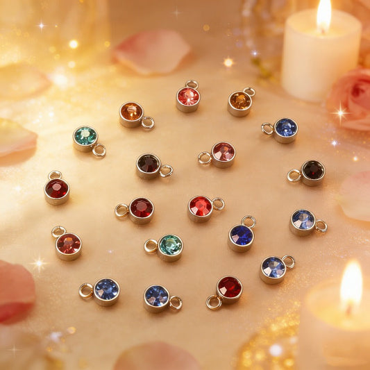 Birthstone Alloy Pendants
