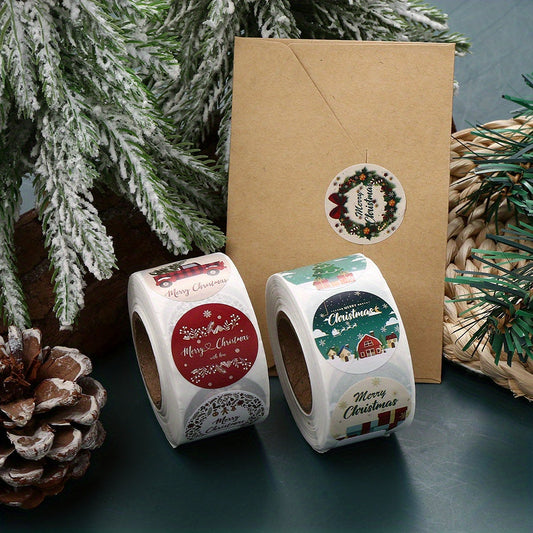 Christmas Theme Self-Adhesive Stickers