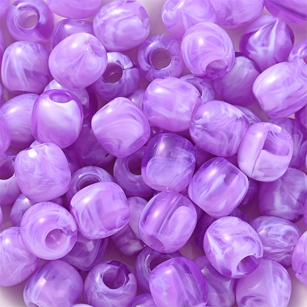 Barrel Acrylic Large Hole Beads