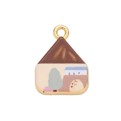 1-Piece Vintage Gold Animal & Nature Charm Pendant