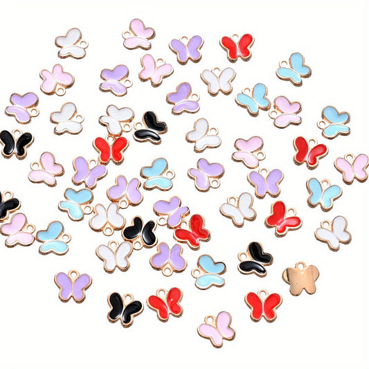 Mini Butterfly Alloy Pendants