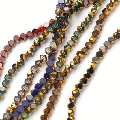 75PCS 4mm Wheel-Shaped Glass Bead Set