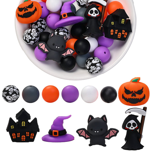Halloween Silicone Focal Beads