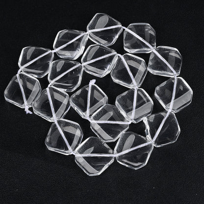 Transparent Faceted Crystal Beads