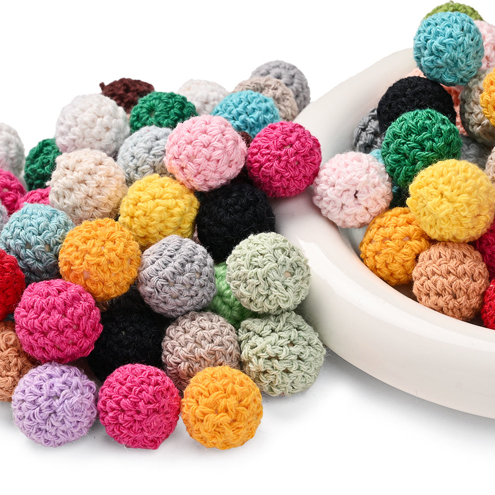 Colorful Mushroom Acrylic Beads